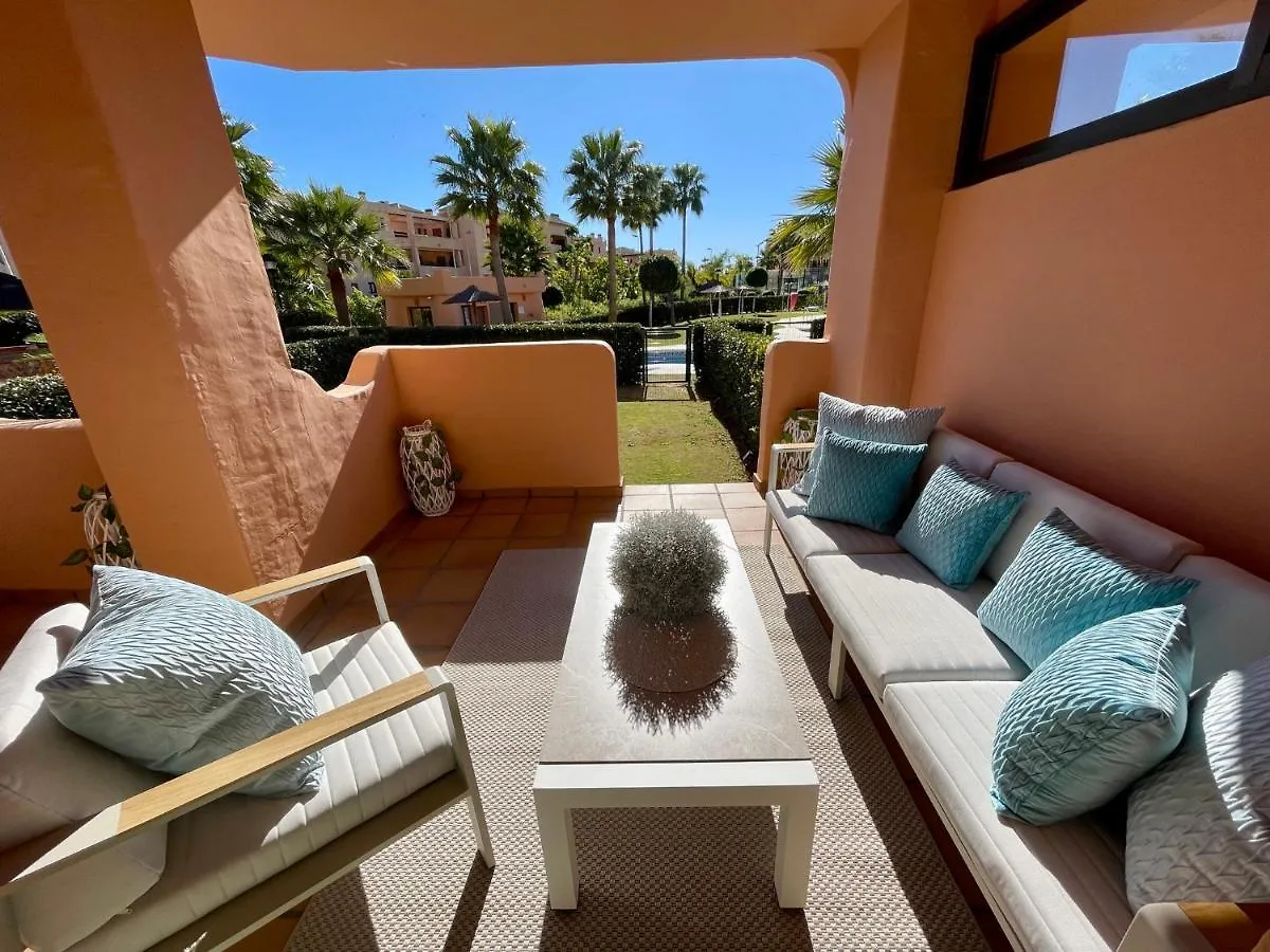 Casares Beach Golf Apartment With Private Garden Direct Pool Access