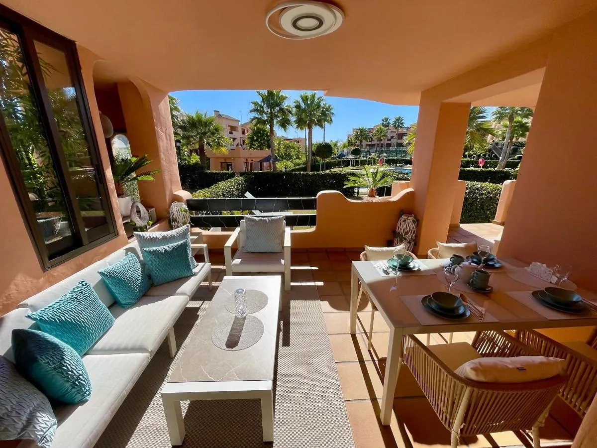 Casares Beach Golf Apartment With Private Garden Direct Pool Access 0*,  Spain