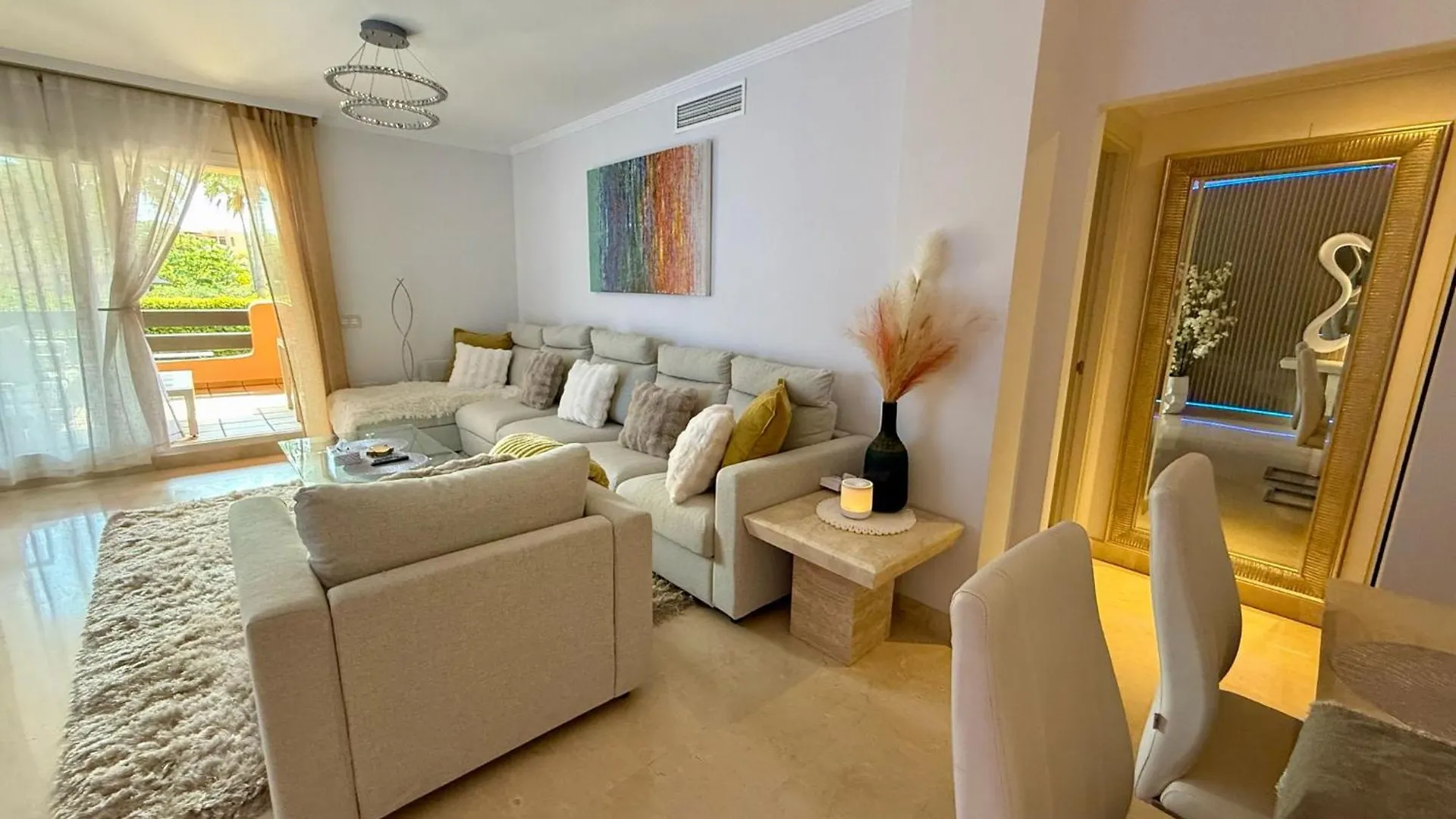 Casares Beach Golf Apartment With Private Garden Direct Pool Access