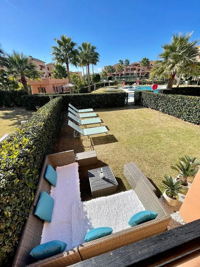 Casares Beach Golf Apartment With Private Garden Direct Pool Access